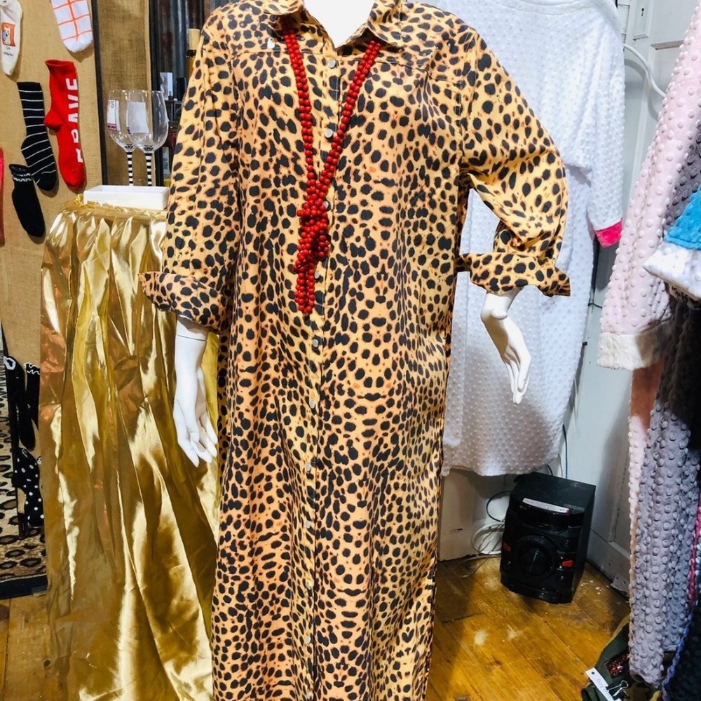 Leopard Print Duster